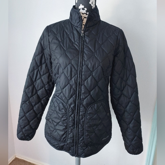 Eddie Bauer Women's Small Polyester Jacket Black - Picture 1 of 13